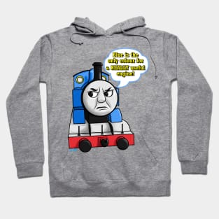 "Blue is the only colour" Thomas Hoodie